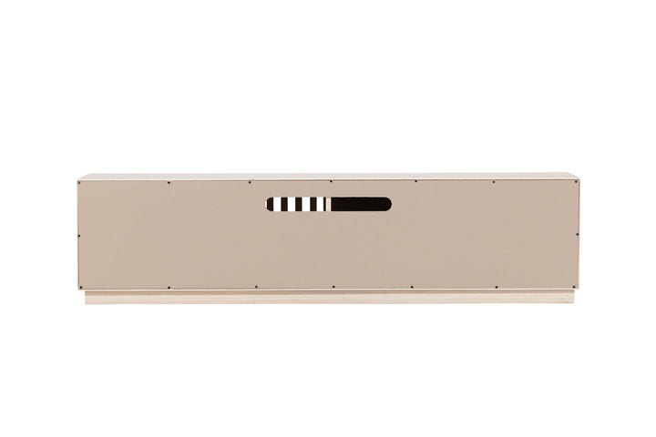 Venture Home Lugo TV Bench  - Whitewash / Whitewash Melamine