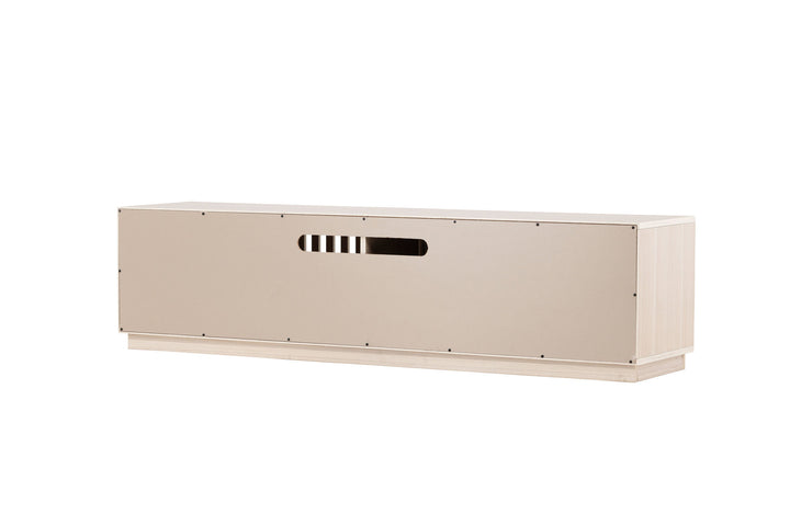 Venture Home Lugo TV Bench  - Whitewash / Whitewash Melamine