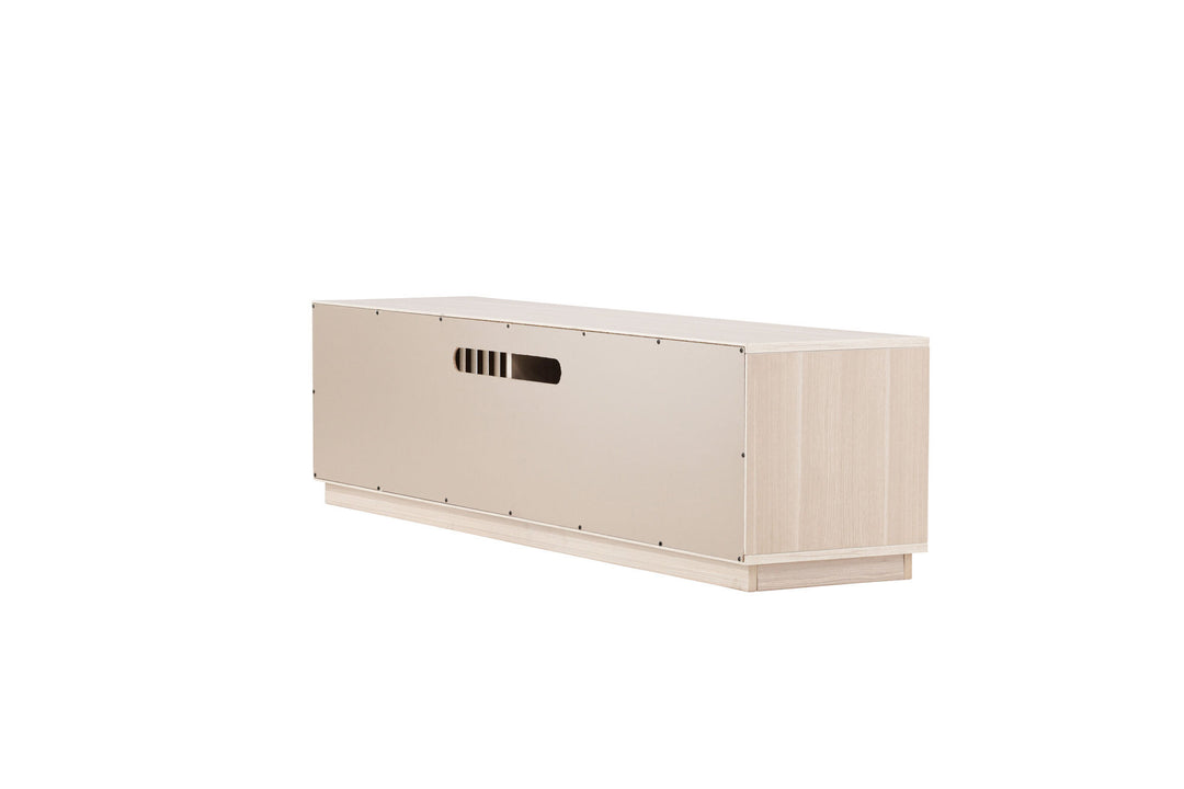Venture Home Lugo TV Bench  - Whitewash / Whitewash Melamine