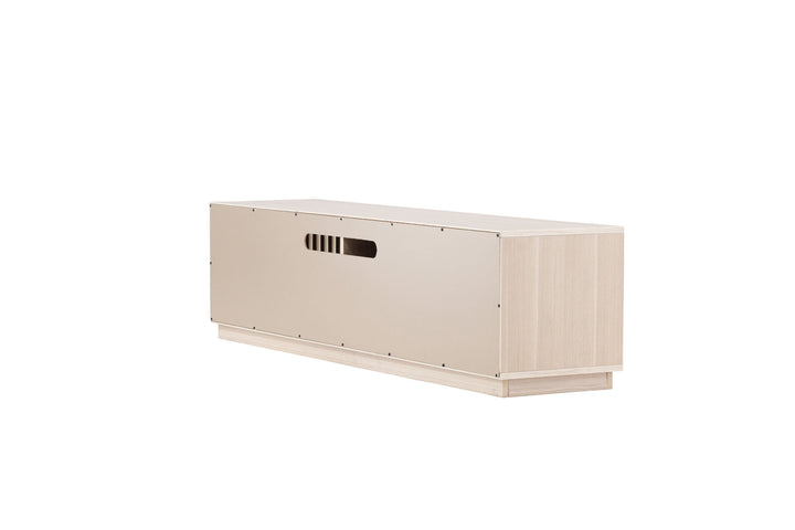 Venture Home Lugo TV Bench  - Whitewash / Whitewash Melamine