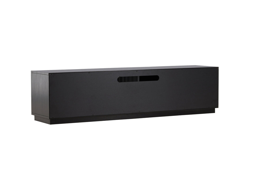 Venture Home Lugo TV Bench  - Black / Black Melamine
