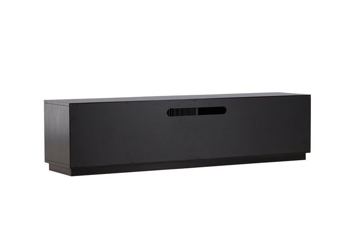 Venture Home Lugo TV Bench  - Black / Black Melamine