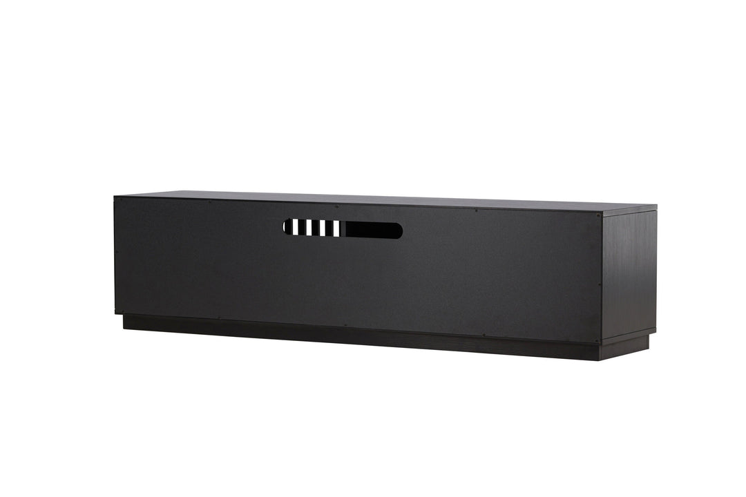 Venture Home Lugo TV Bench  - Black / Black Melamine