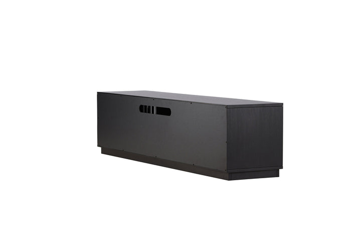 Venture Home Lugo TV Bench  - Black / Black Melamine