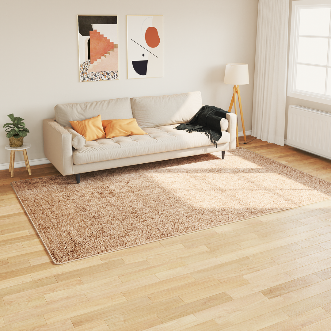 Tæppe Runner MARSA Gul 190 x 300 cm Polyester og PVC