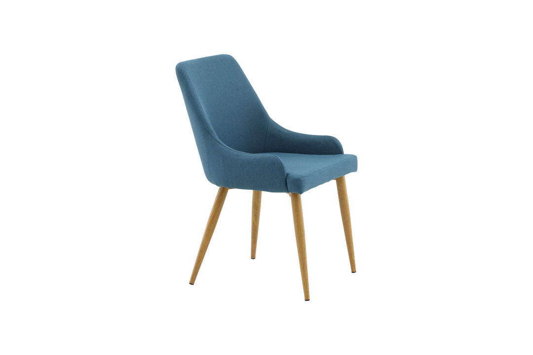 Venture Home Plaza Matstol 2-pack - Ek-Look / Blå