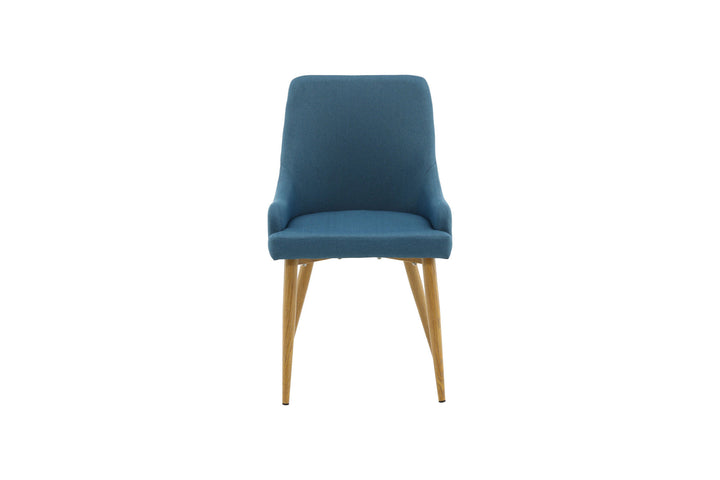 Venture Home Plaza Matstol 2-pack - Ek-Look / Blå