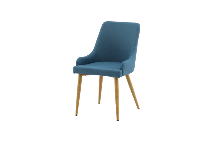 Venture Home Plaza Matstol 2-pack - Ek-Look / Blå