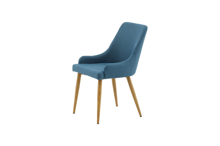 Venture Home Plaza Matstol 2-pack - Ek-Look / Blå