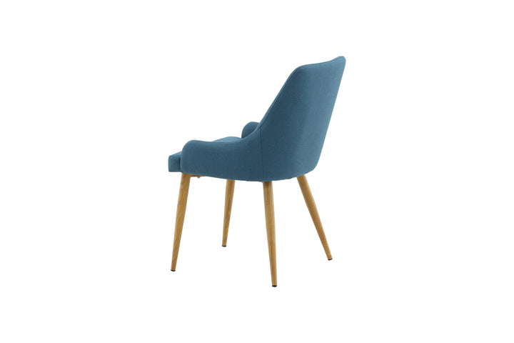 Venture Home Plaza Matstol 2-pack - Ek-Look / Blå