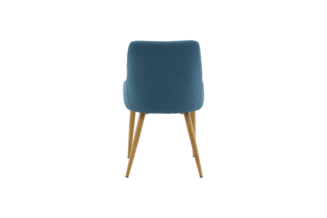 Venture Home Plaza Matstol 2-pack - Ek-Look / Blå