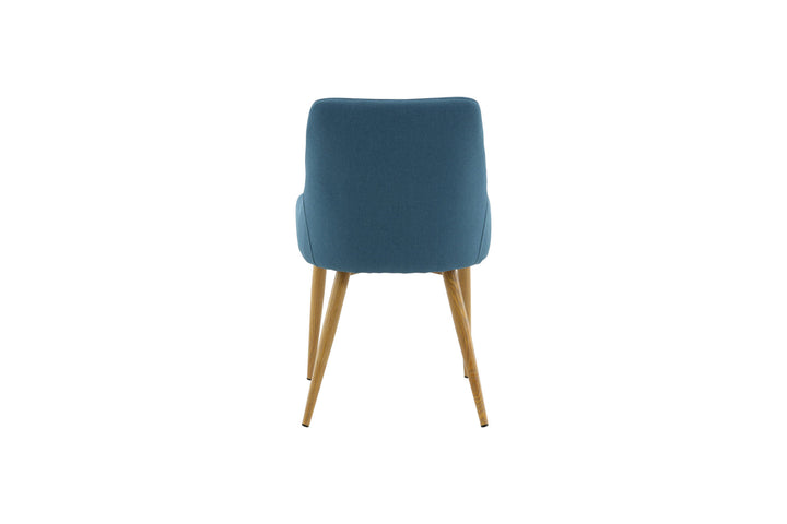 Venture Home Plaza Matstol 2-pack - Ek-Look / Blå