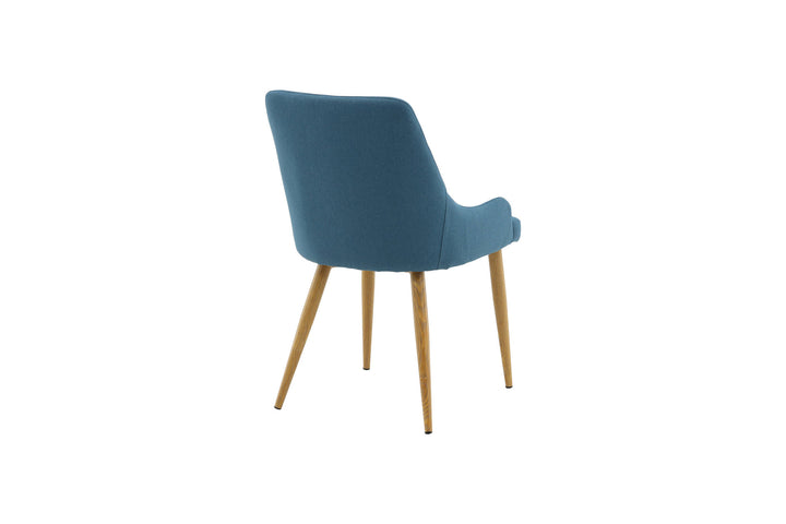 Venture Home Plaza Matstol 2-pack - Ek-Look / Blå