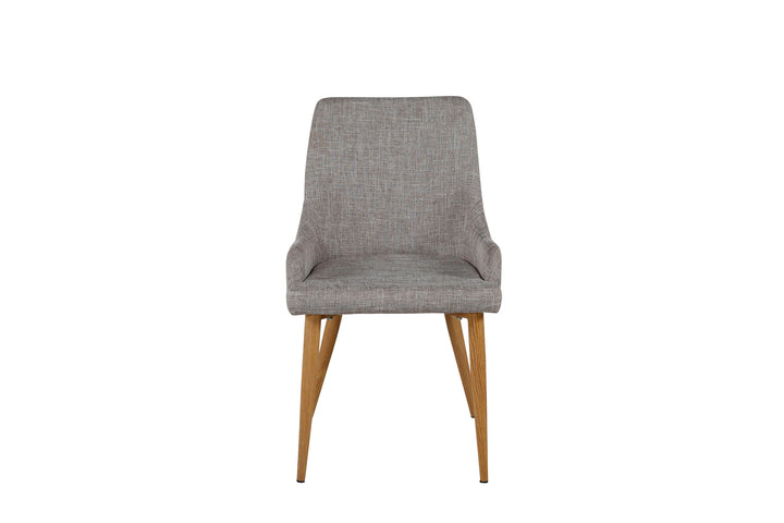 Venture Home Plaza Matstol 2-pack - Ek-Look / Ljusgrå