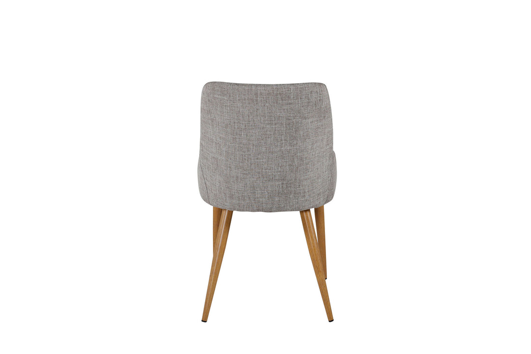 Venture Home Plaza Matstol 2-pack - Ek-Look / Ljusgrå