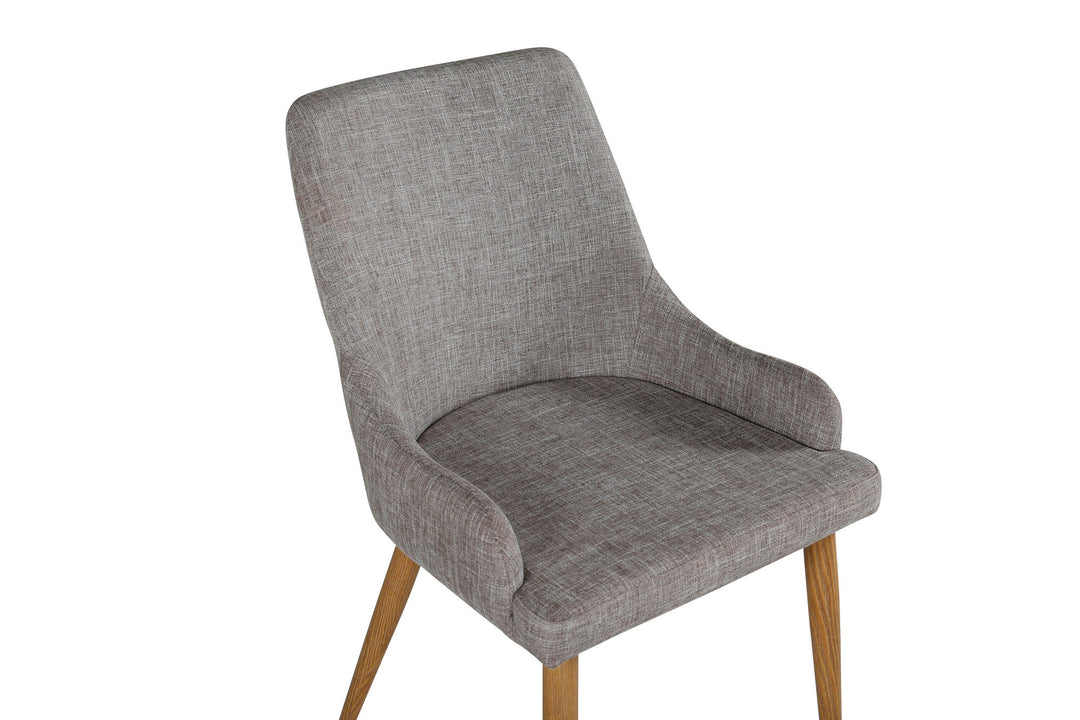 Venture Home Plaza Matstol 2-pack - Ek-Look / Ljusgrå