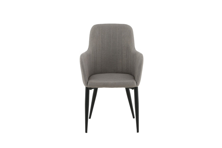 Venture Home Comfort Chair 2-pack Polar grey - Black Legs