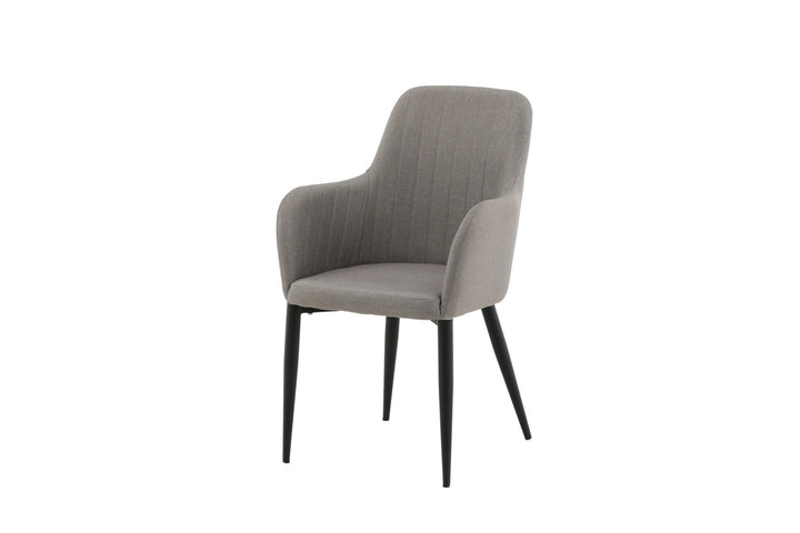 Venture Home Comfort Chair 2-pack Polar grey - Black Legs