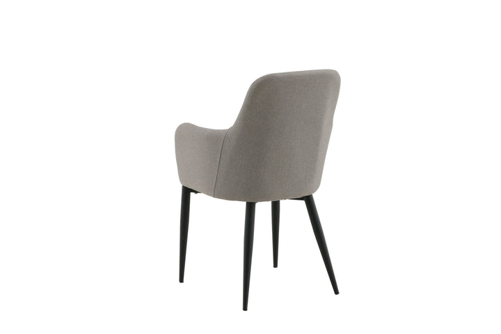 Venture Home Comfort Chair 2-pack Polar grey - Black Legs