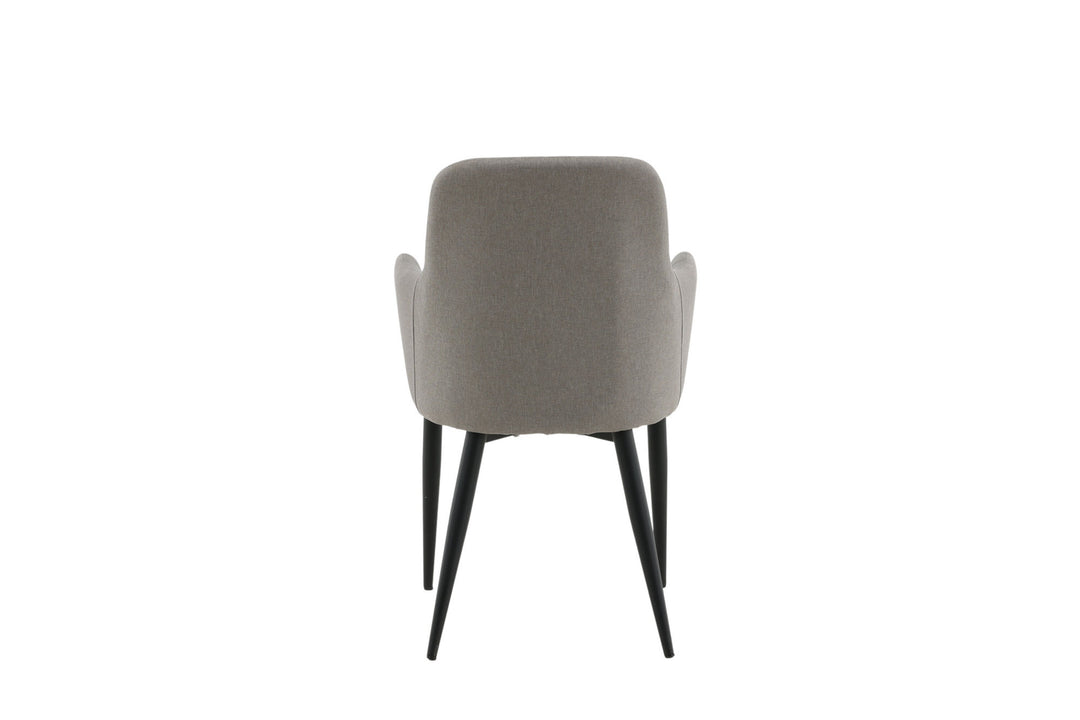 Venture Home Comfort Chair 2-pack Polar grey - Black Legs
