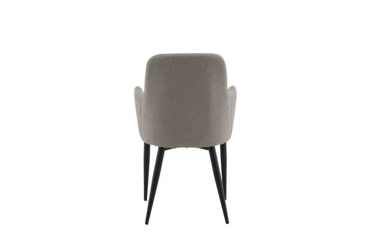 Venture Home Comfort Chair 2-pack Polar grey - Black Legs