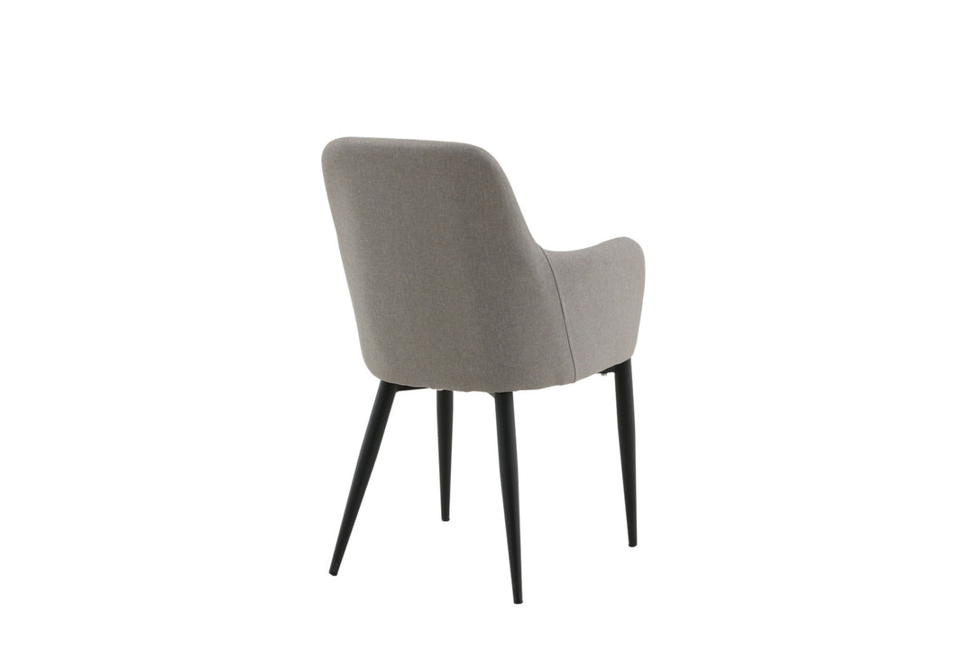 Venture Home Comfort Chair 2-pack Polar grey - Black Legs