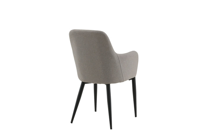 Venture Home Comfort Chair 2-pack Polar grey - Black Legs