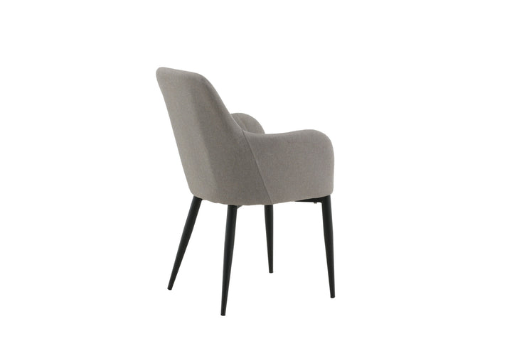 Venture Home Comfort Chair 2-pack Polar grey - Black Legs