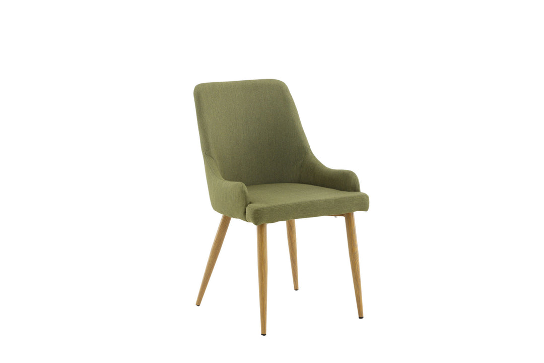 Venture Home Plaza Matstol 2-pack - Ek-Look / Mossgrön