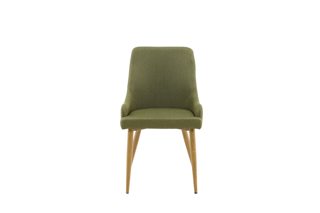 Venture Home Plaza Matstol 2-pack - Ek-Look / Mossgrön