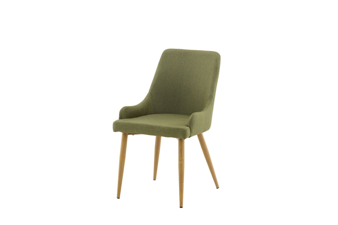 Venture Home Plaza Matstol 2-pack - Ek-Look / Mossgrön
