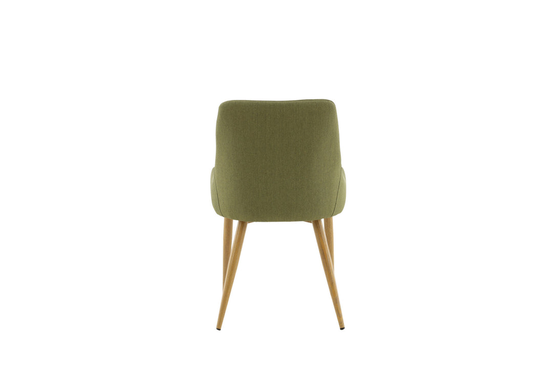 Venture Home Plaza Matstol 2-pack - Ek-Look / Mossgrön