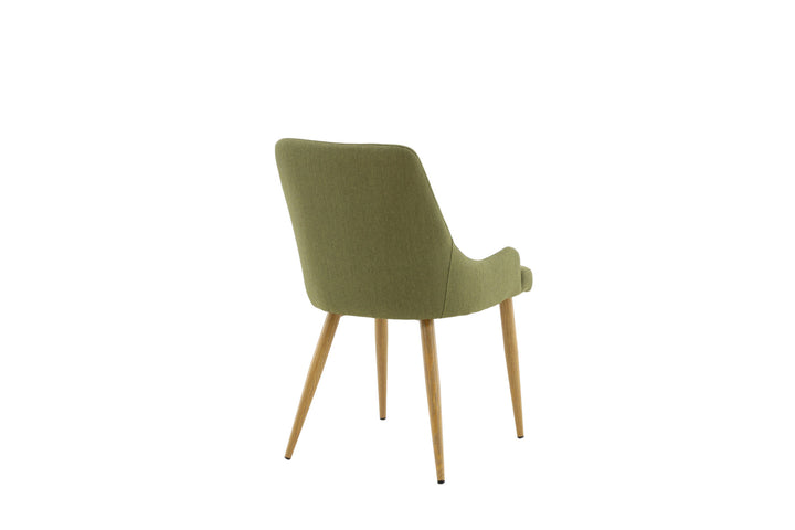 Venture Home Plaza Matstol 2-pack - Ek-Look / Mossgrön
