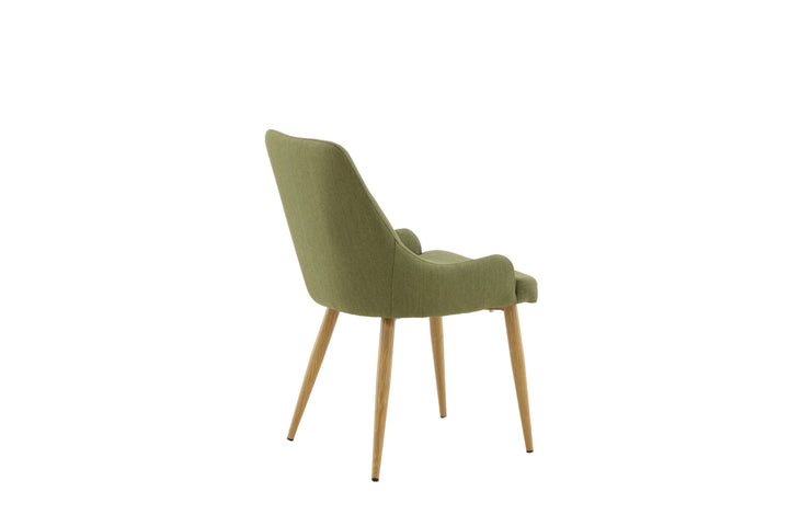 Venture Home Plaza Matstol 2-pack - Ek-Look / Mossgrön