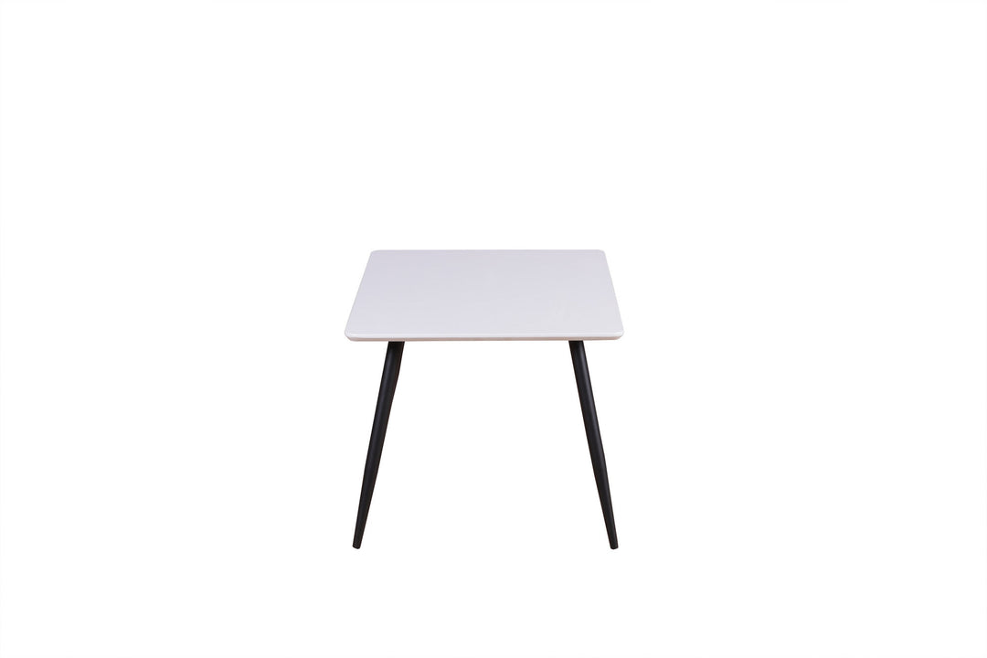 Venture Home Polar Dining Table 80*60 XXS - White / Black
