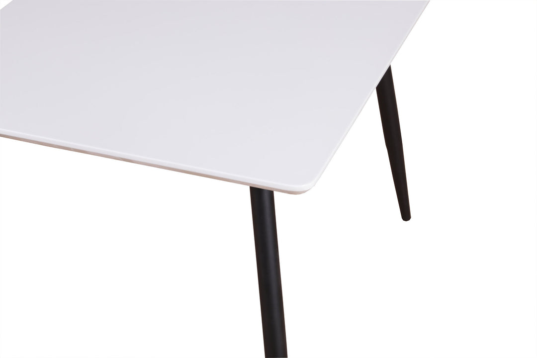 Venture Home Polar Dining Table 80*60 XXS - White / Black
