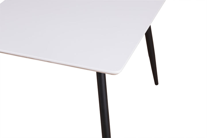 Venture Home Polar Dining Table 80*60 XXS - White / Black