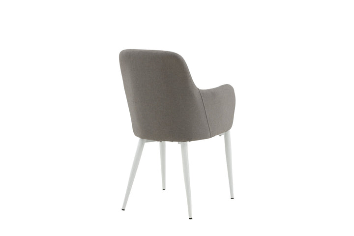 Venture Home Comfort Chair 2-pack Polar grey - White Legs