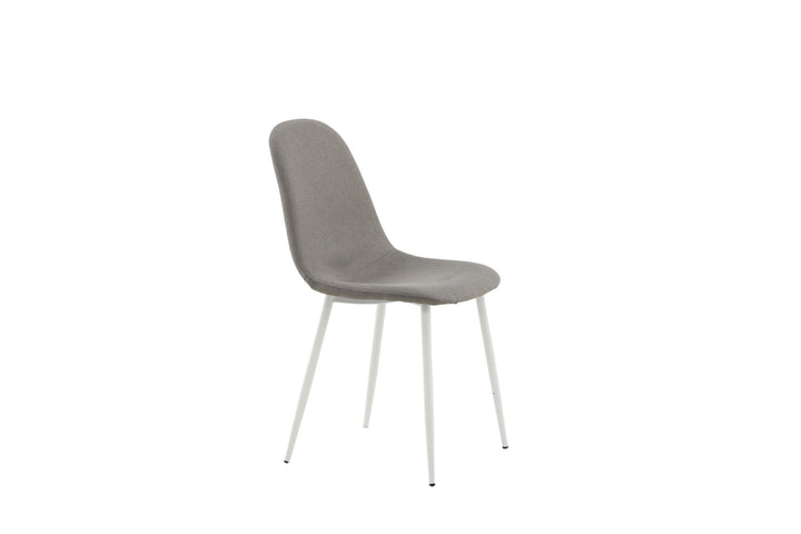 Venture Home Polar Matstol - Vit / Mellangrå