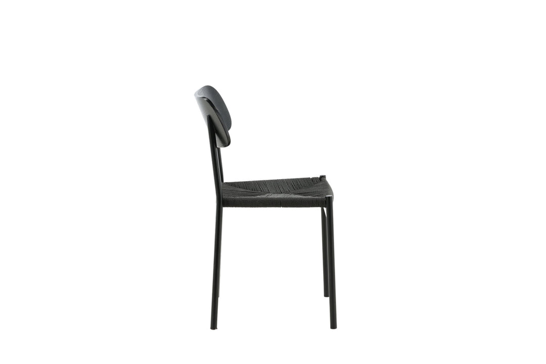 Venture Home Polly Dining Chair 2-pack - Black / Black
