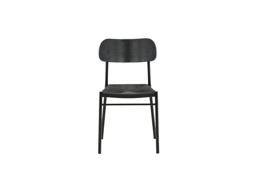 Venture Home Polly Dining Chair 2-pack - Black / Black