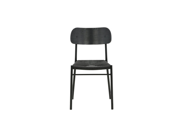 Venture Home Polly Dining Chair 2-pack - Black / Black