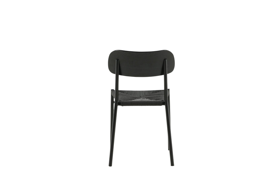 Venture Home Polly Dining Chair 2-pack - Black / Black