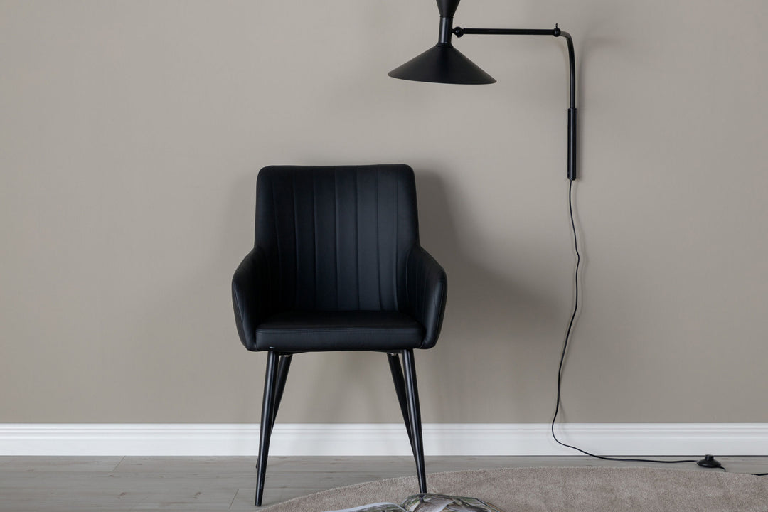 Venture Home Comfort - Dining chair 2-pack - black/Black