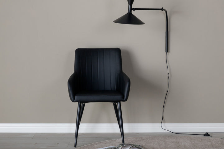 Venture Home Comfort - Dining chair 2-pack - black/Black
