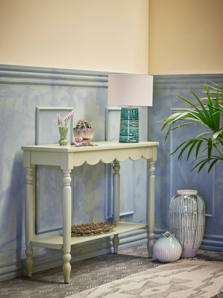 Creative Collection Salla Konsolbord, Grøn, Fyrretræ