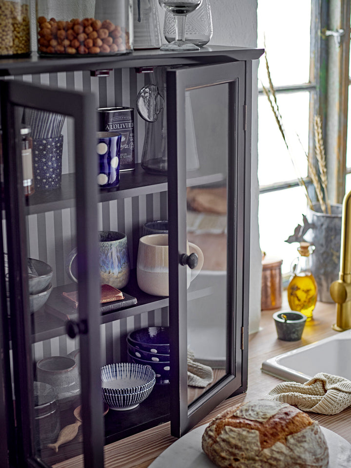 Creative Collection Hazem Skab, Sort, Fyrretræ