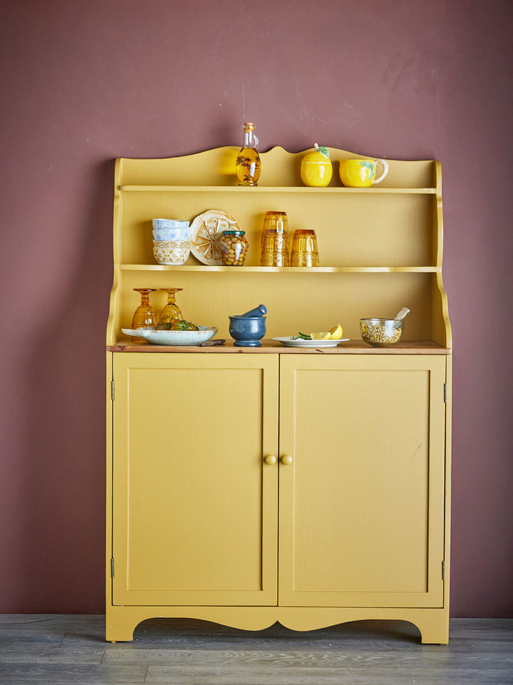 Creative Collection Libby Skab, Gul, Fyr