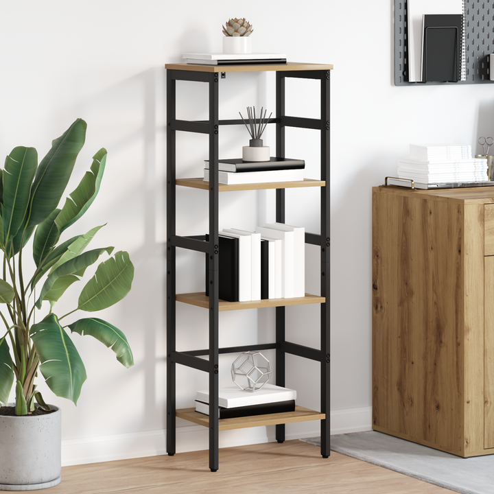 Bogreol Artisan Egetræ 40 x 29,5 x 115 cm Konstrueret træ