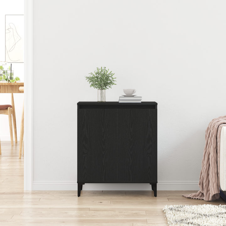 Sideboard Sort eg 60 x 35 x 70 cm Konstrueret træ